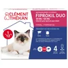 Image de Clément Thékan - Anti-puces et Anti-tiques pour Chats - Protection 2 en 1 : Protège Votre Chat et Son Environnement - Actif Contre Les oeufs de puces - 4 pipettes Fiprokil Duo (50mg/60mg)
