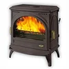 Image de Godin - 366101 - Poêle à bois fonte émaillé 12.5kw anthracite CARVIN