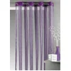 Image de Home Maison - Voilage en Organza Rayures Verticales - Transparence et Élégance - 8  illets Ronds Canon de Fusil Ø 4 cm - Fenêtre Salon Chambre Cuisine - 140 x 260 cm - Bordeaux