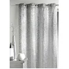 Image de Home Maison - Rideau en Jacquard à Imprimés et Rayures Verticales - Polyester - 8  illets Ø 4 cm - Occultant pour Salon, Chambre, Bureau - 140 x 240 cm - Rouge Orangé