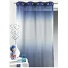 Image de Home Maison Voilage Minuit Etamine Imprimée Petits Points Argent Blanc 140x240cm