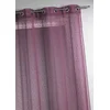 Image de Home Maison Voilage tissé et fileté à Grande Largeur, 100% Polyester, Prune, 140 x 240 cm
