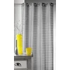 Image de Home Maison - Voilage Fantaisie à Rayures Horizontales Joyeux - Polyester - Oeillets Argents avec Bande de Renfort - Tamisant et Décoratif - Salon, Chambre, Cuisine - 140 x 240 cm - Vert Tilleul