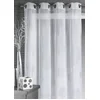 Image de Home Maison - Voilage en Etamine Impression Argent - Effet Transparence - 8  illets Argent Ø 4 cm - Fenêtre Salon Chambre Cuisine - 140 x 240 cm - Vert Clair