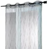Image de Homemaison HM698846729 Panneau Organza Brodé Brindilles Cantello Gris 140 x 240 cm