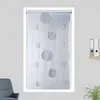 Image de Homemaison - Petit Voilage en Étamine Brodée Ronds Mêlés 5 Mondes - Polyester - Ourlet Passe Tringle - Usage Fenêtre Salon Chambre - 90 x 210 cm - Blanc