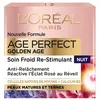 Image de L'ORÉAL PARIS   AGE PERFECT GOLDEN AGE   SOIN NUIT ROSÉ RE-STIMULANT   CRÈME DE NUIT ANTI-RELÂCHEMENT & ECLAT   ENRICHI EN CELLULES NATIVES DE PIVOINE ET CALCIUM/VITAMINE B3   50 ML