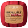 Image de L'Oréal Paris - Fond de Teint Poudre Longue Tenue - Waterproof - Infaillible 24H Fresh Wear - Teinte : Noisette (330) - 9 g