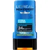 Image de L'Oréal Men Expert Gel douche et shampooing pour homme, bain douche pour nettoyer le corps, les cheveux et le visage, soin du corps pour homme pour une peau hydratée à l'eau de montagne, Hydra Power
