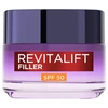 Image de L'Oréal Paris, Revitalift Filler, crème de jour anti-âge repulpante SPF 50, complexe triple acide hyaluronique, texture légère non grasse, soin repulpant, 50 ml