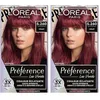 Image de L’ORÉAL PARIS - Coloration Cheveux Permanente - Longue Durée & Lumineuse - Couvre 100% des Cheveux Blancs - Préférence Les Vivids - Nuance : Violet (5.260) (Lot de 2)