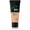 Image de MAYBELLINE NEW YORK Fit Me! Matte+Poreless fond de teint matifiant pour peaux normales à grasses teinte 118 Nude 30 ml