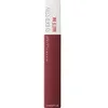 Image de Maybelline New-York   Rouge à Lèvres Mat Liquide   Longue Tenue   Superstay Matte Ink   Teinte : Voyager (50), 5 ml