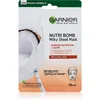 Image de Garnier Textil Masks Nutri Bomb masque nourrissant en tissu 28 g