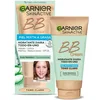 Image de Garnier Crème BB Skin Active, pour peaux mixtes à grasses, avec FPS 25, acide hyaluronique, extrait d'aloe vera et pigments minéraux, corrige et éclaircit la peau, couleur claire, 50 ml (lot de 1)]
