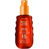 Image de Garnier Ambre Solaire   Ideal Bronze   Huile Protectrice Sublimatrice de Bronzage   Protection FPS 15 - Enrichie à la Vitamine E   Non Gras  Non Collant   Tous Types de Peau - 150 ml