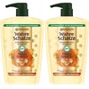 Image de Garnier Wahre Schätze Shampooing réparateur au miel - Format XXL 1L - Renforce et nourrit les cheveux abîmés et cassants - 1000 ml (Lot de 2)