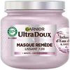 Image de Garnier Ultra Doux - Masque Lissant Douceur & Brillance à l'Infusion d'Eau de Riz - Cheveux Rebelles et Indisciplinés - 340 ml