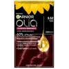 Image de Garnier - Olia - Coloration Permanente - Sans Ammoniaque - 60% d'Huiles Naturelles de Fleurs - Préserve la Qualité des Cheveux - Cheveux Doux et Brillants - Acajou Blush (5.52) - 120g