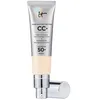 Image de IT Cosmetics CC+ Crème, Fond de Teint Haute Couvrance SPF 50, Correcteur de Teint & Sérum Anti-Âge, Formulé avec Niacinamide & Acide Hyaluronique, Fini Naturel, Pour Tous Types de Peau, 32 ml, Fair