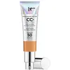 Image de IT Cosmetics CC+ Crème Fond de Teint Haute Couvrance SPF50, Sérum Anti-Âge | Lissez de l’intérieur vers l’extérieur du visage. Ajouter du produit sur les imperfections pour plus de couvrance.