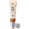 Image de IT Cosmetics, Crème CC+ Nude Glow Your Skin But Better, Couvrance Moyenne, SPF40, Enrichi en Peptides, Collagène & Vitamines, Fini Naturel & Lumineux, 32 ml, Teinte : Rich