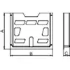 Image de Schneider Electric NSYDPA4 Matériel de montage Polystyrène blanc (L x l x H) 23 x 247 x 230 mm 1 pc(s)