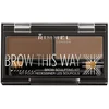 Image de Rimmel London - Kit sourcils Brow this Way Poudre pour sourcils 3.27 g Marron unisex