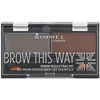 Image de Rimmel Brow This Way palette sourcils teinte 003 Dark Brown 1,3 g