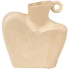 Image de Décopatch HD096C - Un support en papier mâché brun 14x4,5x14,5 cm - Waterproof - Vase épaules femme