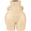 Image de Décopatch HD098C - Un support en papier brun mâché 17x12x25 cm - Waterproof - Vase hanches femme, Unité