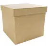 Image de Décopatch BT039C - Un support en papier brun mâché 16x16x14 cm, Boite carrée