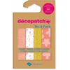 Image de Décopatch DP036C - Une Pochette de 4 Feuilles Décopatch - Dimensions : 30 x 40 cm - Papiers imprimé, Rose, tendre - Mix & Patch - A partir de 5 ans, DIY, création, rénovation, activité créative