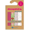 Image de Décopatch DP048C - Une Pochette de 4 Feuilles Décopatch - Dimensions : 30 x 40 cm - Papiers imprimé, ode à la femme - Mix & Patch - A partir de 5 ans, DIY, création, rénovation, activité créative