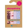 Image de Décopatch DP050C - Une Pochette de 4 Feuilles Décopatch - Dimensions : 30 x 40 cm - Papiers imprimé, voyage au Japon - Mix & Patch - A partir de 5 ans, DIY, création, rénovation, activité créative