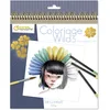 Image de MY MANDARINE GY120C - Un carnet de coloriage de la collection Wild - 28 pages 20x20 cm - Coloriage avec crayons, feutres ou peinture, pour adulte et adolescent - WILD 5