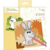 Image de MY MANDARINE GY129C - Un Carnet de Coloriage Graffy Easy 24 pages 20x20 cm - À partir de 2 ans - Animaux de la Ferme