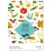 Image de MY MANDARINE AE196C - Book stick enfant - FORMAT A6 (10,5x16 cm) - 20 planches - 674 GOMMETTES - BOTANIQUE