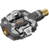 Image de LOOK Cycle - Pédales VTT X-Track Race Carbon Ti - Mécanisme Compatible Standard SPD - Corps en Carbone, Axe Titanium - Fiabilité Extrême, Grande Surface d'Appui - Pédales Automatiques Ultra Légères
