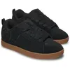Image de DC Shoes Baskets Court Graffik pour Homme, Black Gum, 45 EU