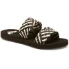 Image de Roxy Sandales Porto Slide II pour femme, Noir/blanc, 40 EU