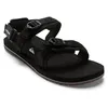 Image de Quiksilver Monkey Caged for Men Sandales, Black 1, 43 EU, noir 1, 43 EU