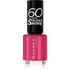 Image de Rimmel 60 Seconds Super Shine vernis à ongles teinte 323 Funtime Fuchsia 8 ml