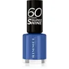 Image de Rimmel 60 Seconds Super Shine vernis à ongles teinte 828 Danny Boy Blue! 8 ml