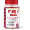 Image de MAG 2 - Gommes framboise - Magnésium et vitamine B6 - Anti-nervosité et anti-fatigue - Sans sucres ajoutés - Complément alimentaire - 45 gommes - Elu produit de l'année 2023