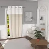 Image de Soleil d'ocre, Rideau à oeilets en Pur Coton lavé 135X250 cm Elena