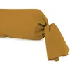 Image de Soleil d'ocre, Taie de traversin, Coton 57 Fils, Moutarde, 45x135 cm
