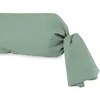 Image de Soleil d'ocre, Taie de traversin, Coton 57 Fils, Vert d'eau, 45x135 cm (Lot de 2)