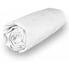 Image de Soleil d'ocre, Percale Drap Housse, Coton, Blanc, 90x190 cm