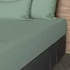 Image de Soleil d'ocre, Drap Housse, Coton 57 Fils, Vert d'eau, 90x190 cm